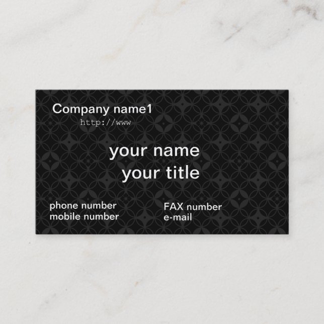 Tsunagi Shippo Business Card (Front)