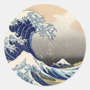 Tsunami Classic Round Sticker
