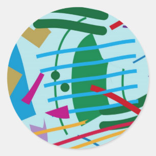 Tsunami Classic Round Sticker