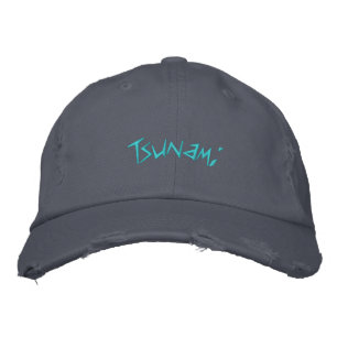 Tsunami Embroidered Hat