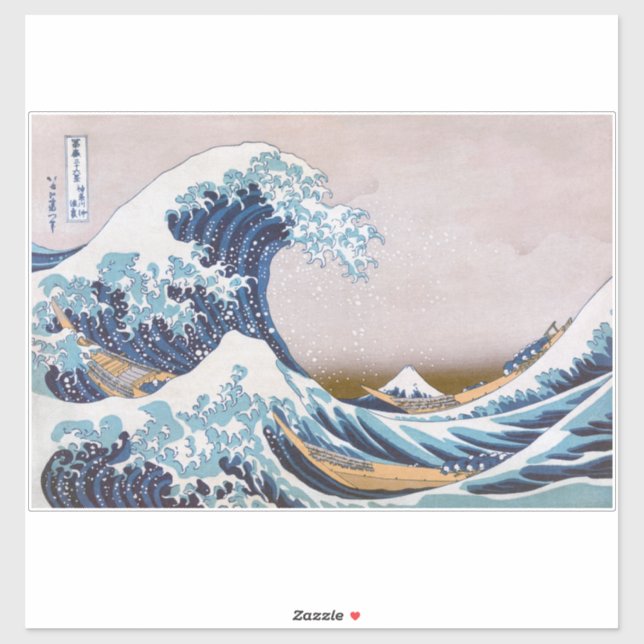 Tsunami Great Wave off Kanagawa Japan by Hokusai (Sheet)