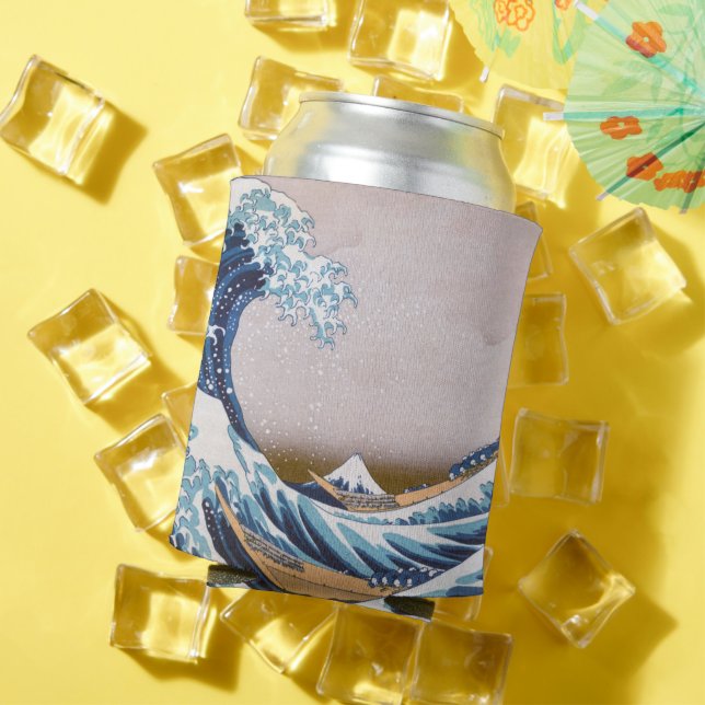 Tsunami Great Wave off Kanagawa Japan by Hokusai Can Cooler (In Situ Summer)