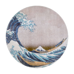Tsunami Great Wave off Kanagawa Japan by Hokusai Cutting Board