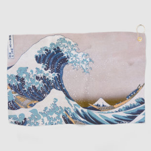 Tsunami Great Wave off Kanagawa Japan by Hokusai Golf Towel