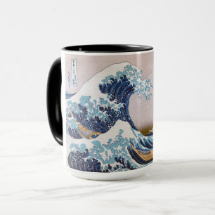 Tsunami Great Wave off Kanagawa Japan by Hokusai Mug