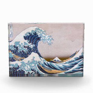 Tsunami Great Wave off Kanagawa Japan by Hokusai Photo Block