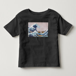 Tsunami Great Wave off Kanagawa Japan by Hokusai Toddler T-Shirt