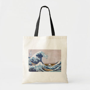 Tsunami Great Wave off Kanagawa Japan by Hokusai Tote Bag