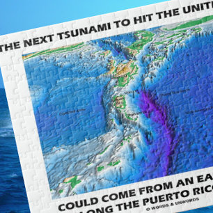Tsunami Puerto Rico Trench (Plate Tectonics Earth) Jigsaw Puzzle