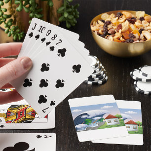 Tsunami Wave Playing Cards