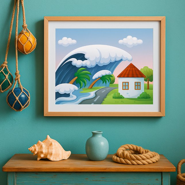 Tsunami Wave Poster (Creator Uploaded)
