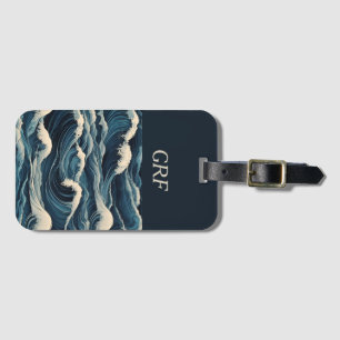 Tsunami Waves Luggage Tag
