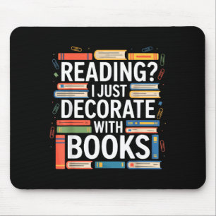 Tsundoku definition bibliophile bookish book lover mouse pad