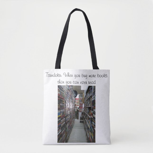 Tsundoku Tote Bag (Front)