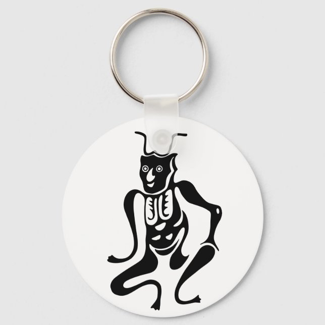 Tsuno-daishi Protection Symbol-01 Key Ring (Front)
