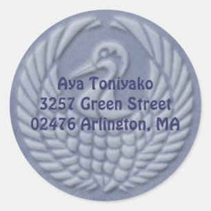 tsuru classic round sticker