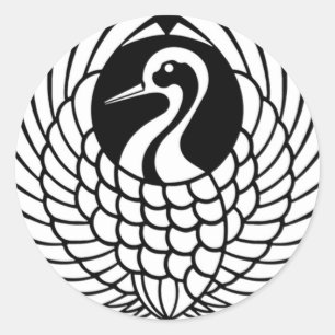 Tsuru Crane sticker