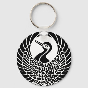 Tsuru-mon Key Ring