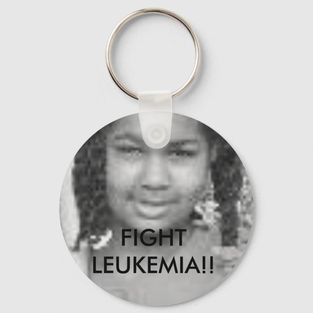 tt FIGHT LEUKEMIA - Customised - Customised Key Ring (Front)