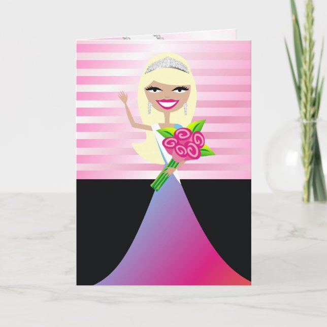 TT-In it to Win It Blonde | Congratz Card (Front)