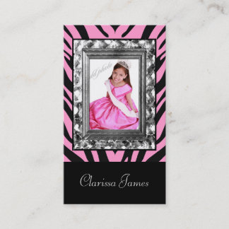 TT-Jewelled Frame Beauty Pageant Card