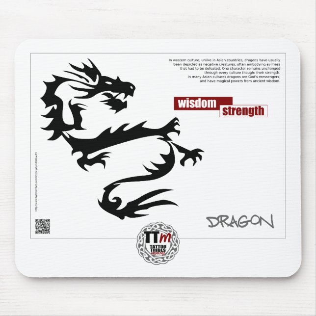 TT Meanings - DRAGON Mouse Pad (Front)