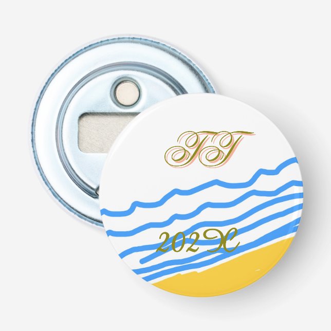 TT Monogram  Bottle Opener (Front)