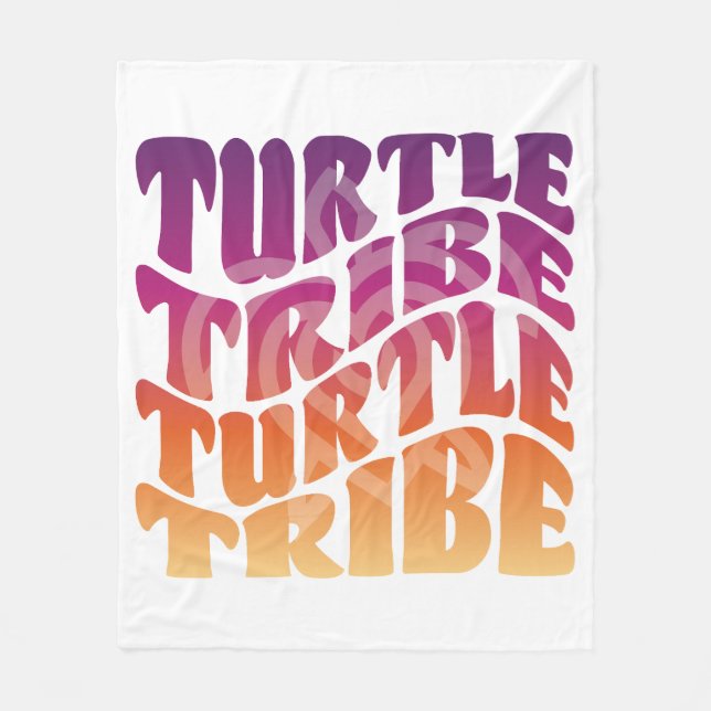 TT wavy Fleece Blanket (Front)