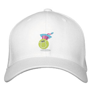 TTA_smiling ball + name on side Embroidered Hat