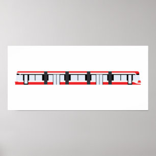 TTC New Streetcar Poster (fits IKEA RIBBA frame)