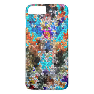 TTEQOTGCubismINV SGDRKDP BLUE iPhone 8 Plus/7 Plus Case