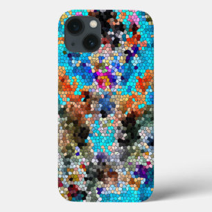 TTEQOTGCubismINV SGDRKDP BLUE iPhone 13 Case