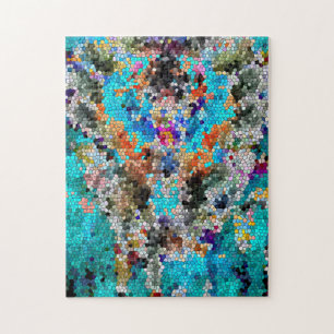 TTEQOTGCubismINV SGDRKDP BLUE Jigsaw Puzzle
