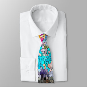 TTEQOTGCubismINV SGDRKDP BLUE Tie