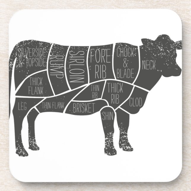ttle Butcher Chart Coaster (Front)