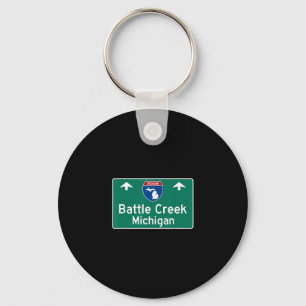 Ttle Creek Michigan Interstate Highway Vacation So Key Ring