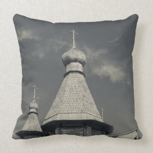 Ttraditional wooden Russian Orthodox church 3 Cushion