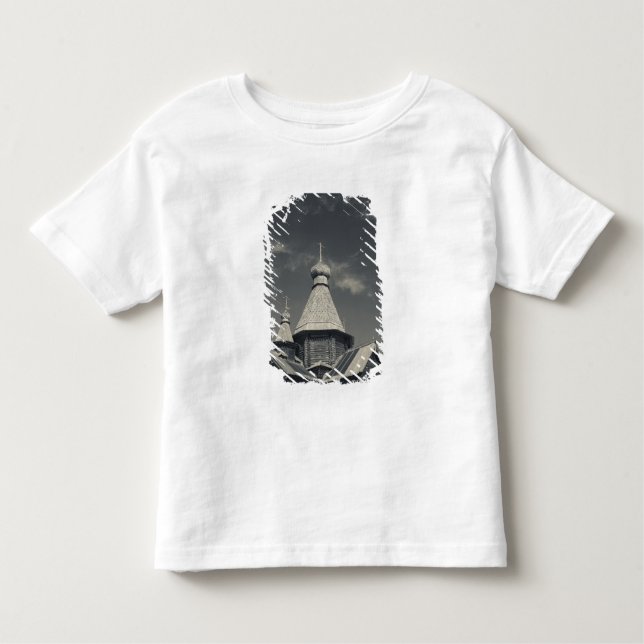 Ttraditional wooden Russian Orthodox church Toddler T-Shirt (Front)
