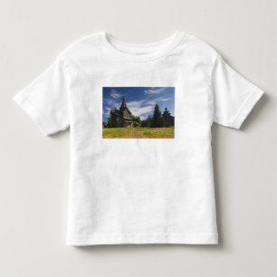 Ttraditional wooden Russian Orthodox church Toddler T-Shirt