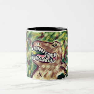 tTrex Two-Tone Coffee Mug