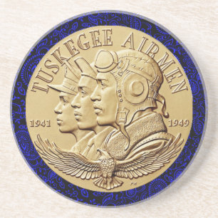 tTUSKEGEE AIRMEN COIN  Coaster