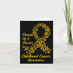 Tu Childhood Cancer Awareness Month Costume Cousin Card