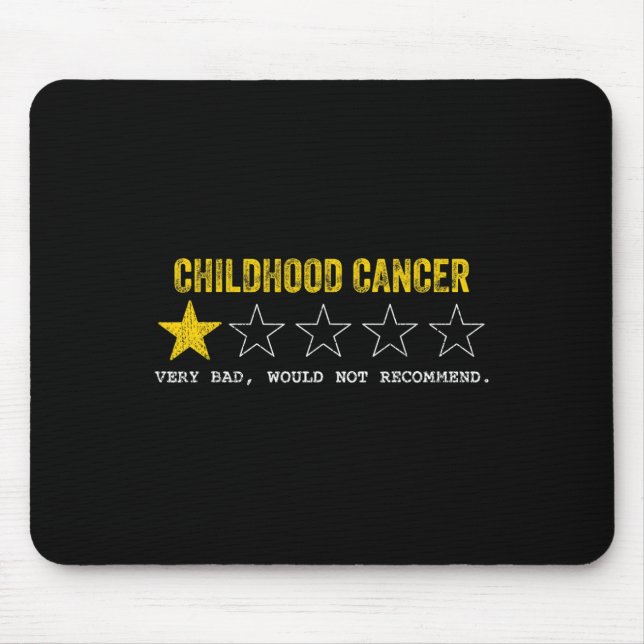 Tu Childhood Cancer Awareness Month Costume Ribbon Mouse Pad (Front)