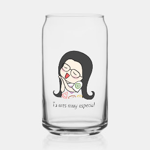 tu eres muy especial quote dall. you very special can glass