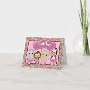 Tu Tu Cute Ballerina Thank You TTC note card