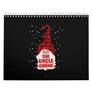 Tu Uncle Gnome Christmas Family Matching Gift Red Calendar