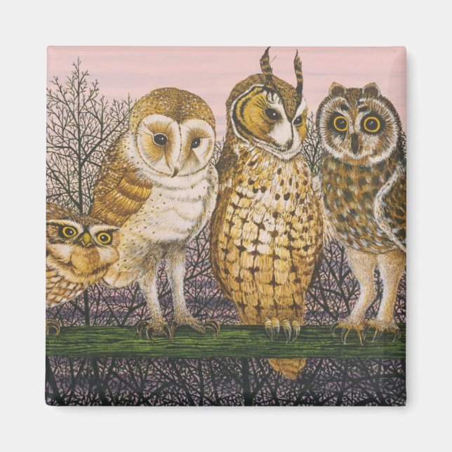 Tu-whit Tu-whooing Magnet (Front)