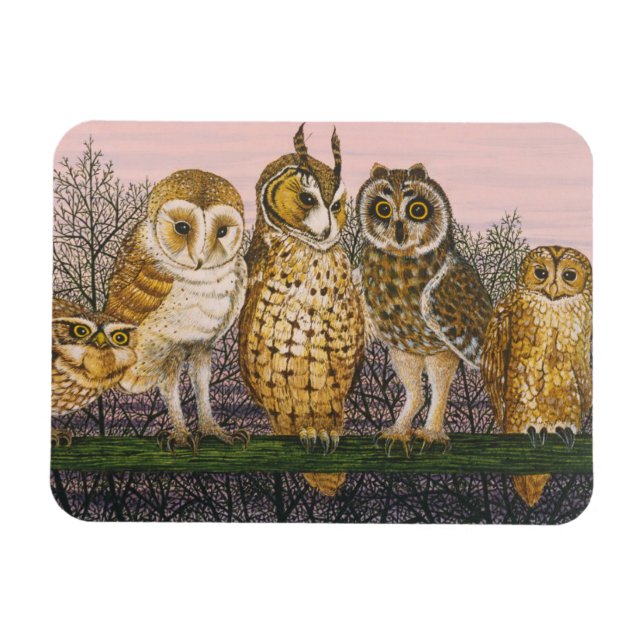 Tu-whit Tu-whooing Magnet (Horizontal)