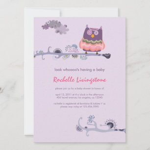 Tu whit tu whooo Baby Shower Invitation