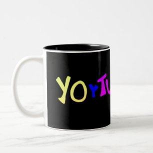 Tu y yo estamos locos Two-Tone coffee mug